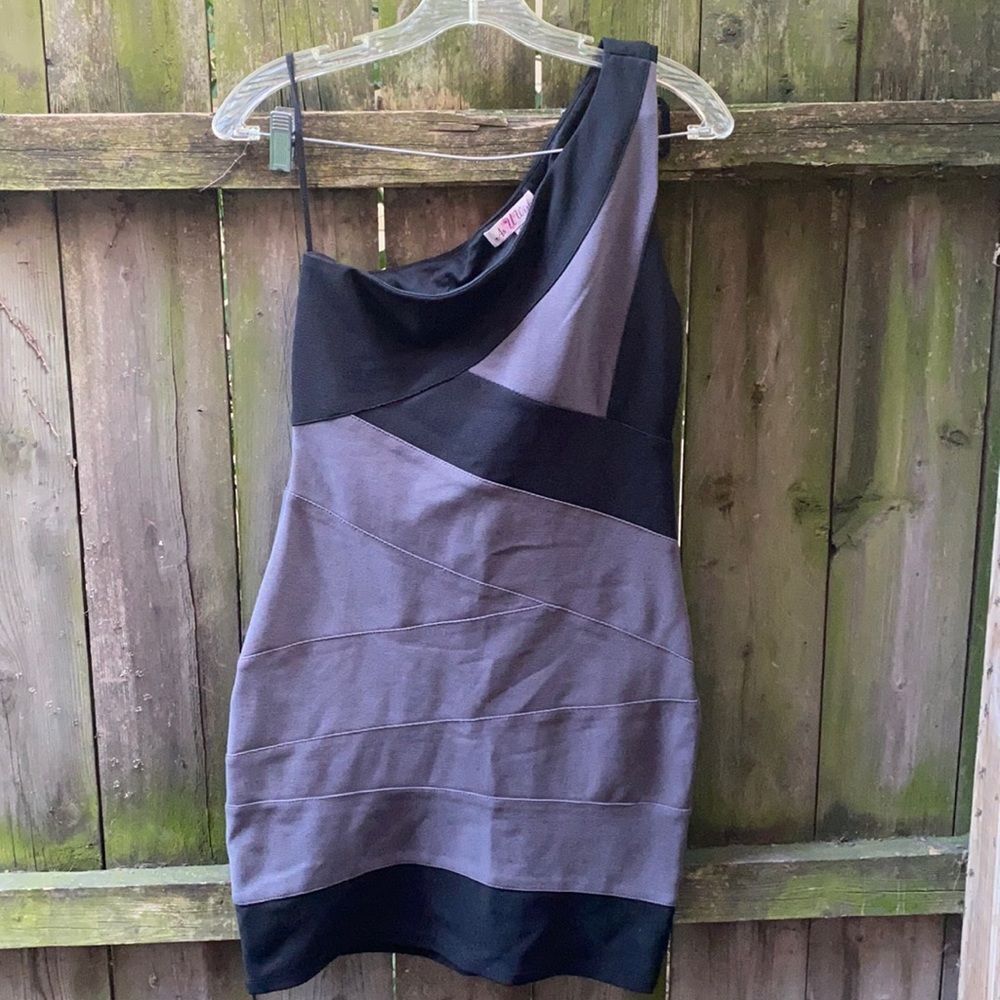 As You Wish one shoulder bandage dress sz. M